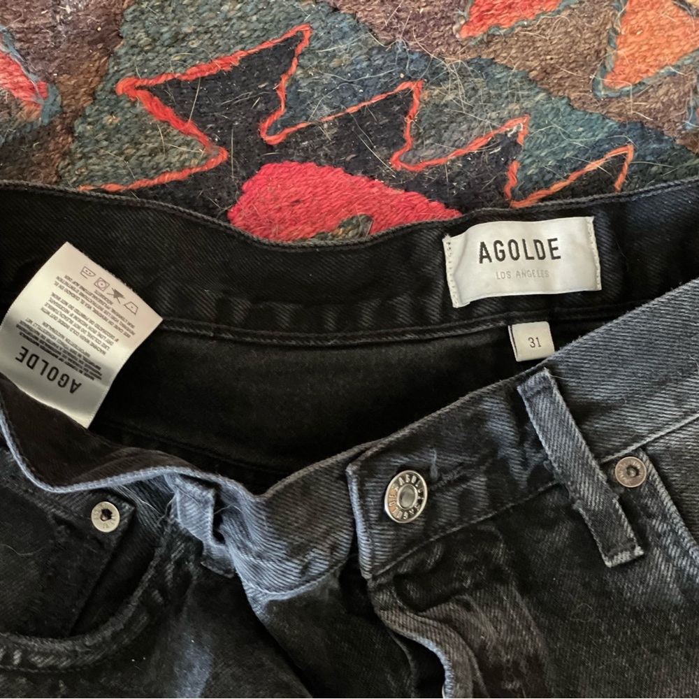 Agolde Riley shorts black - Picture 3 of 3